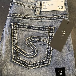 Women’s Silver Suki Boot Cut Jeans sz 33